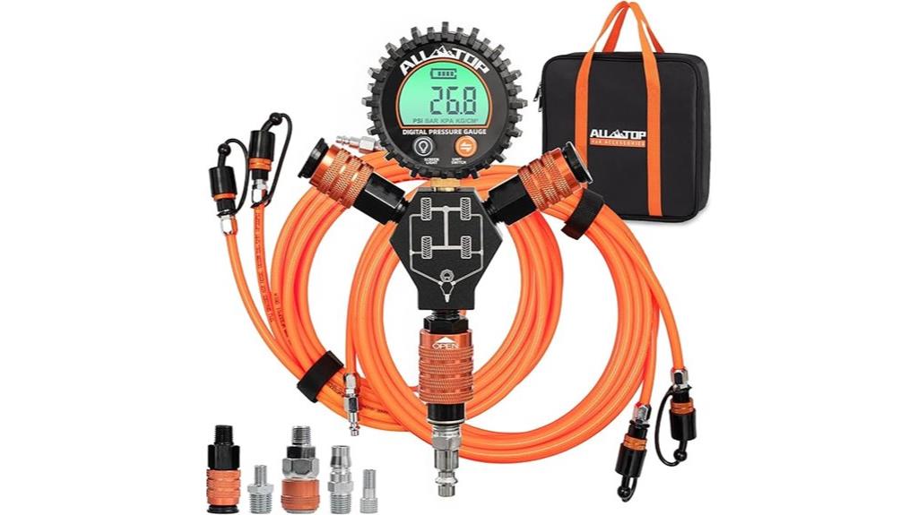 high flow tire inflation system