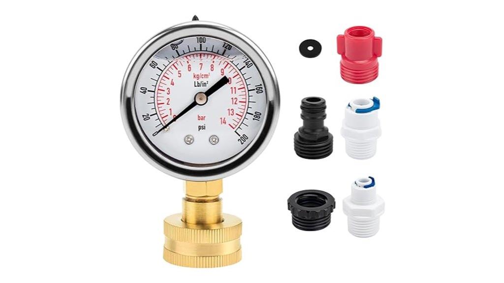 home water pressure testing kit