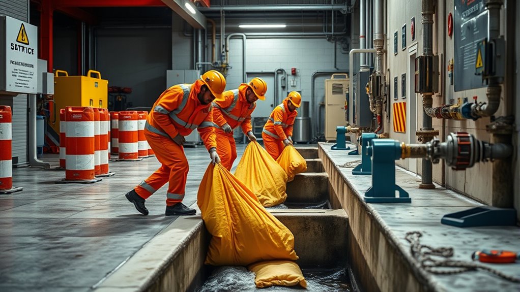 immediate spill containment response