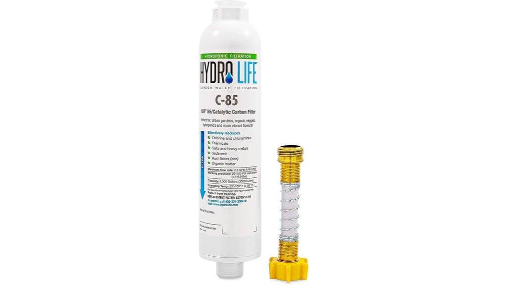 inline water filtration system