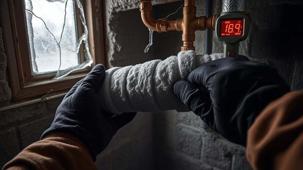 insulate inspect open seal