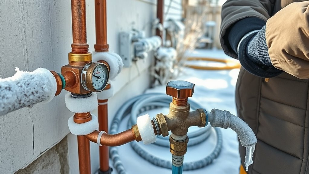 insulate pipes to prevent damage