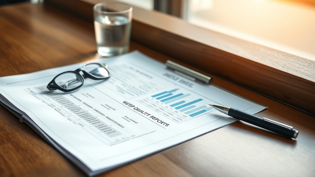 interpreting water quality reports