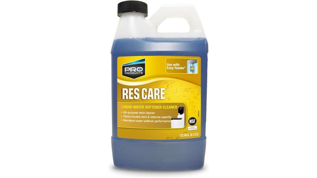 liquid water softener cleaner