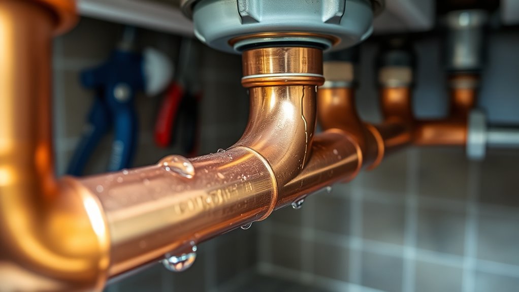 loose fittings cause noisy pipes