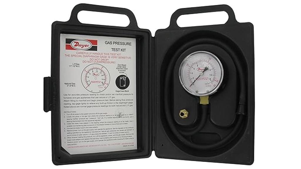 low pressure gas test kit