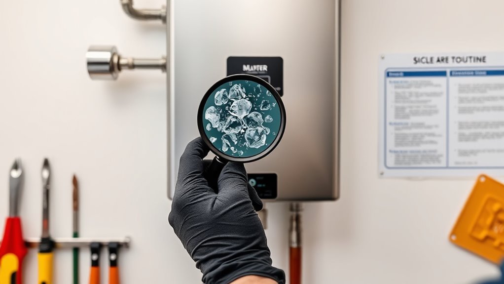 maintain heater with regular flushing