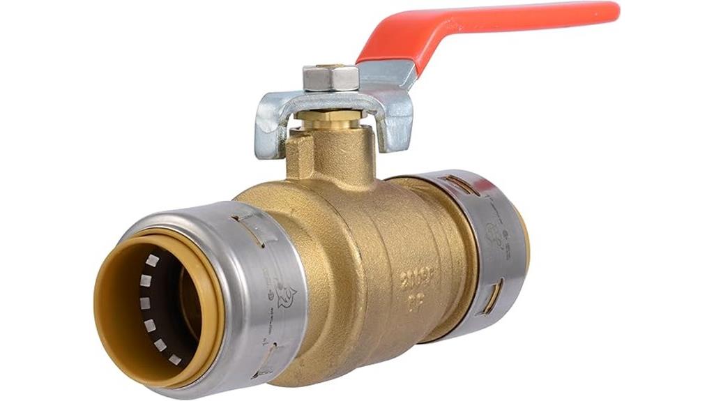max 1 inch brass valve