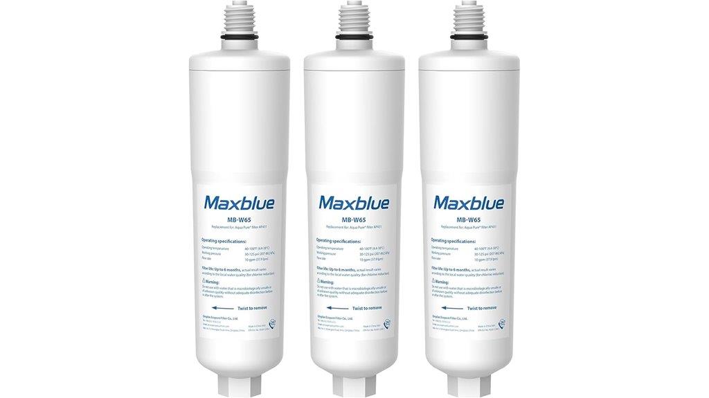 maxblue water filter pack