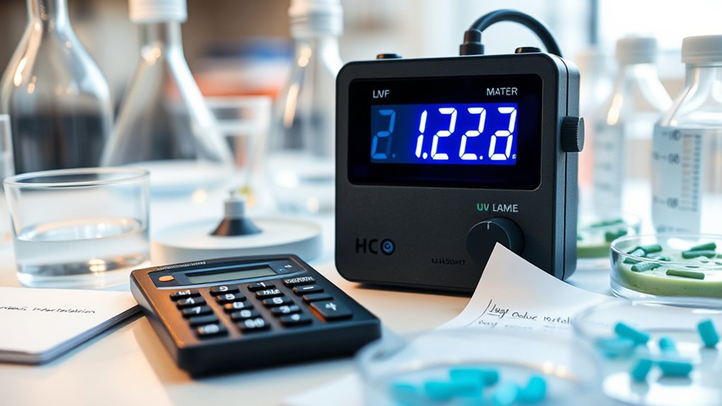 microbial inactivation log calculation