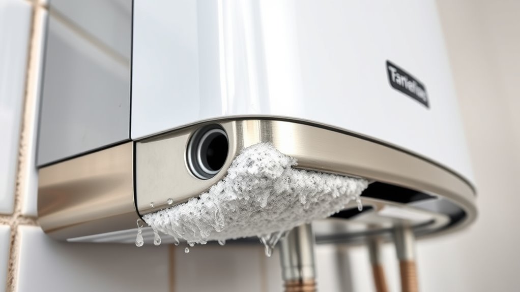 mineral buildup reduces heater efficiency