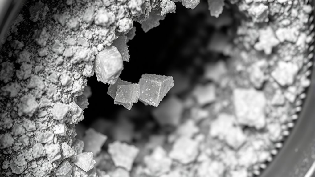 mineral deposits reduce efficiency