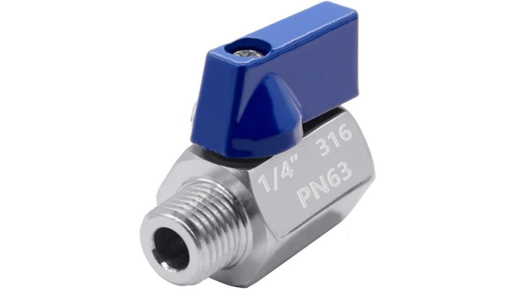 mini stainless steel ball valve