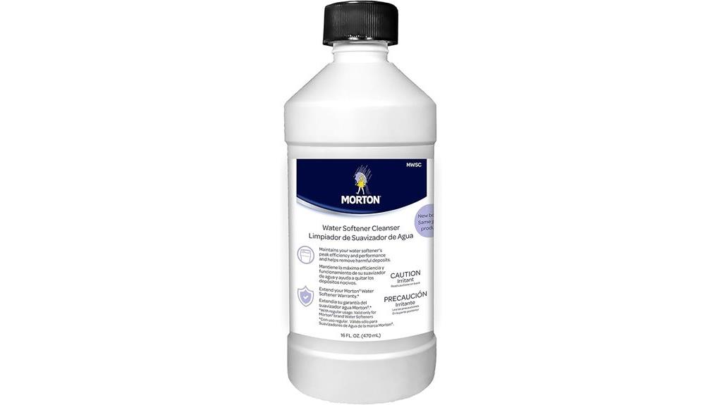 morton water softener cleaner