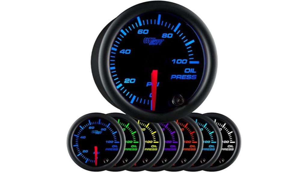 multi color 100 psi gauge
