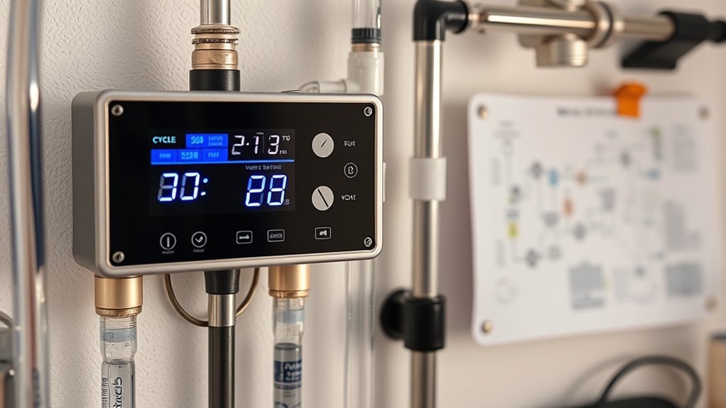 optimize water softener cycles