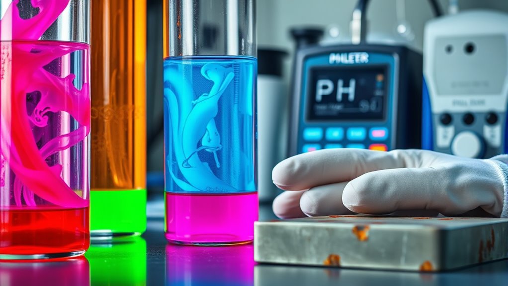 ph control prevents material degradation