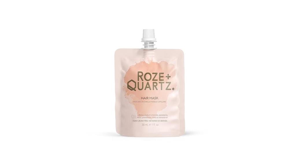pink quartz hair mask