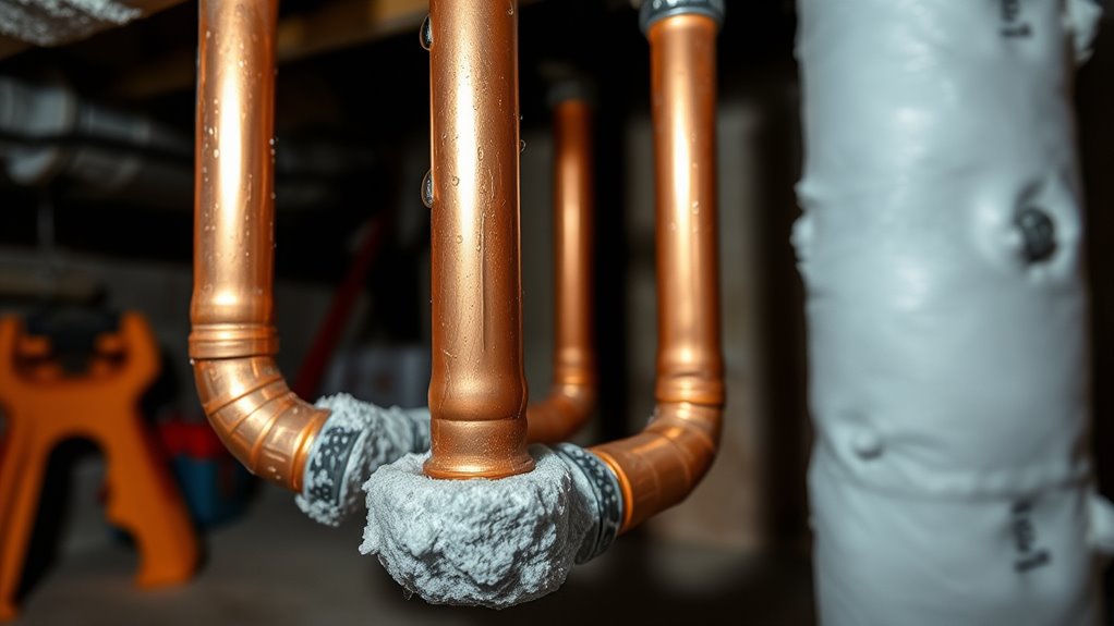 pipe insulation reduces noise