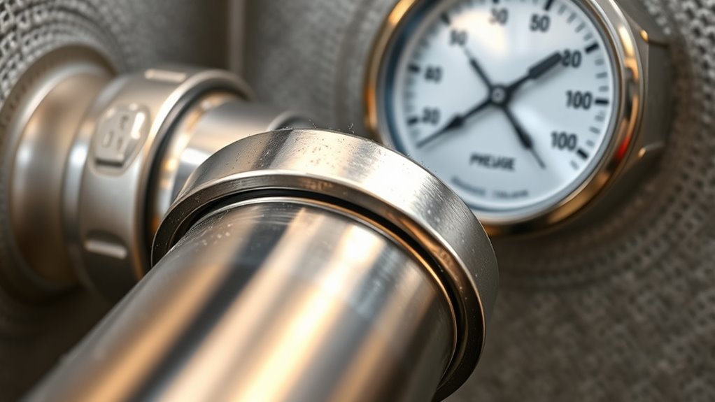 pipe size and material