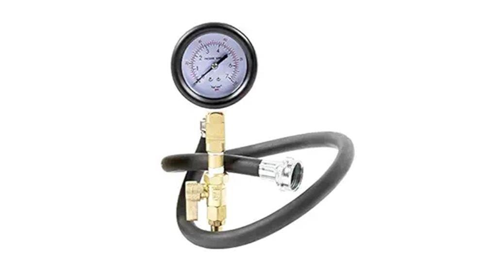 plumbing pressure test gauge