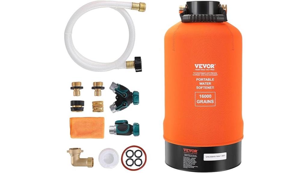 portable 16 000 grain softener