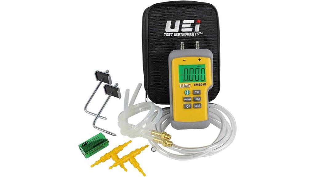 portable static pressure testing kit