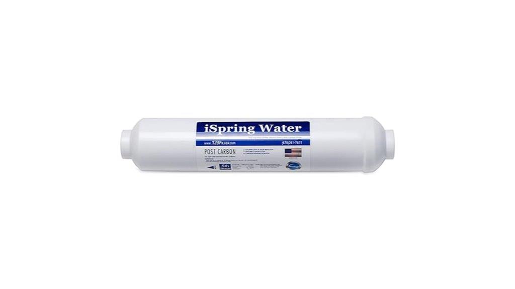 premium inline post carbon filter