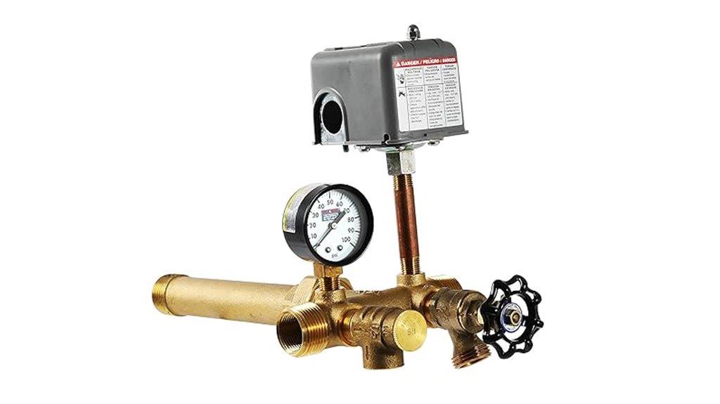 pressure tank installation components