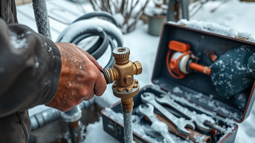 prevent pipe freezing and leaks