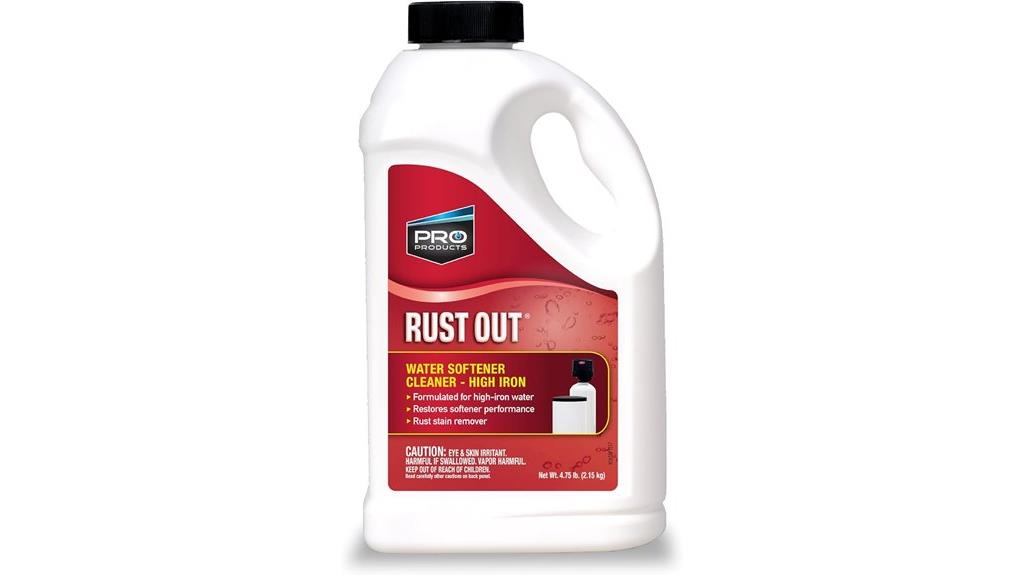 pro products water softener cleaner