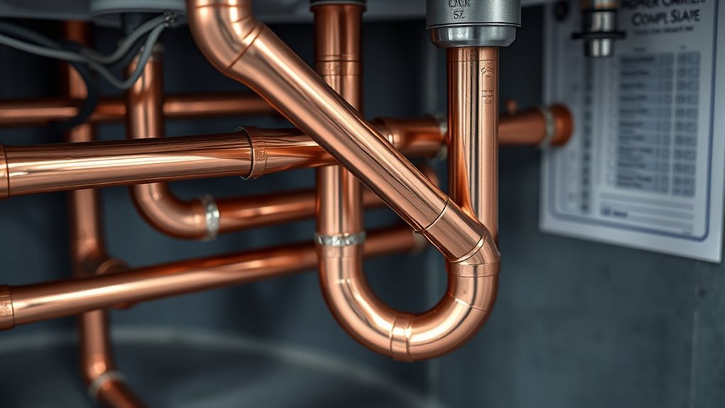 proper pipe slope alignment