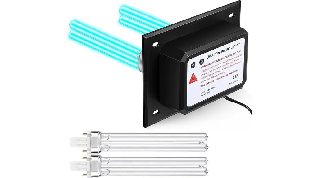 quantirey 26w uv air purifier
