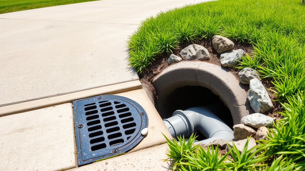 rain gardens and soakaways