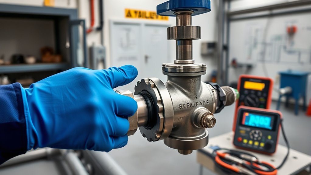 regular valve inspection and maintenance