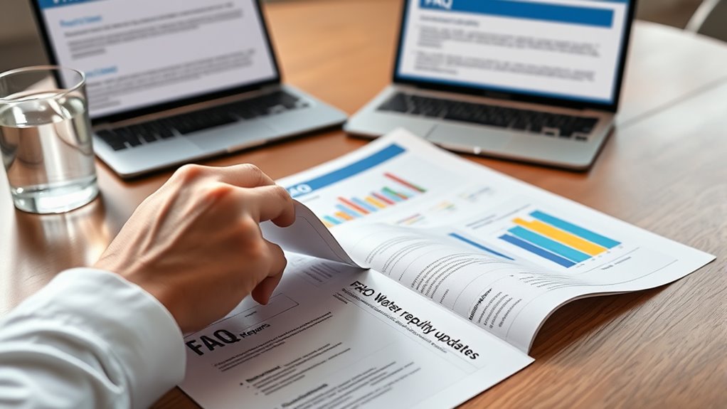 regular water quality updates