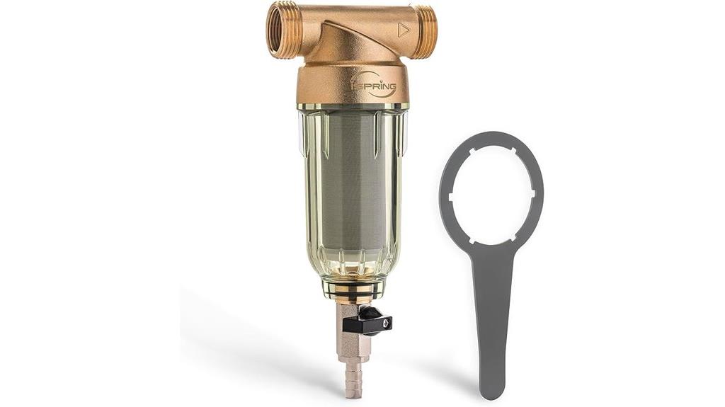 reusable sediment water filter