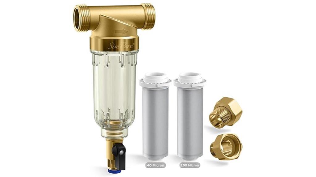 reusable whole house filter