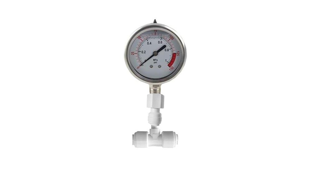 ro water pressure gauge