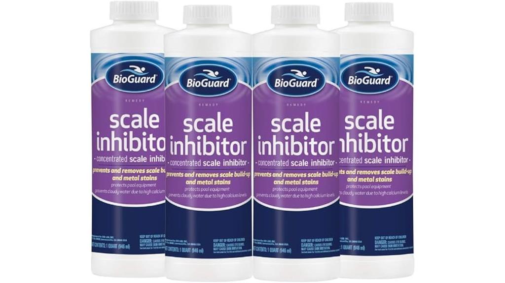 scale inhibitor four bottles