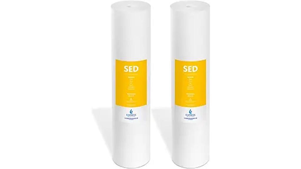 sediment filter replacement pack