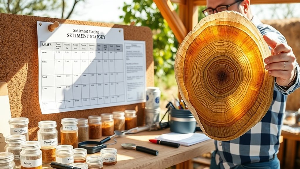 sediment stages and management
