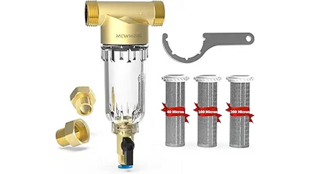 sediment water filter system