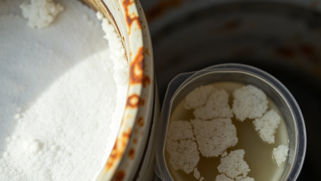 signs of brine tank failure