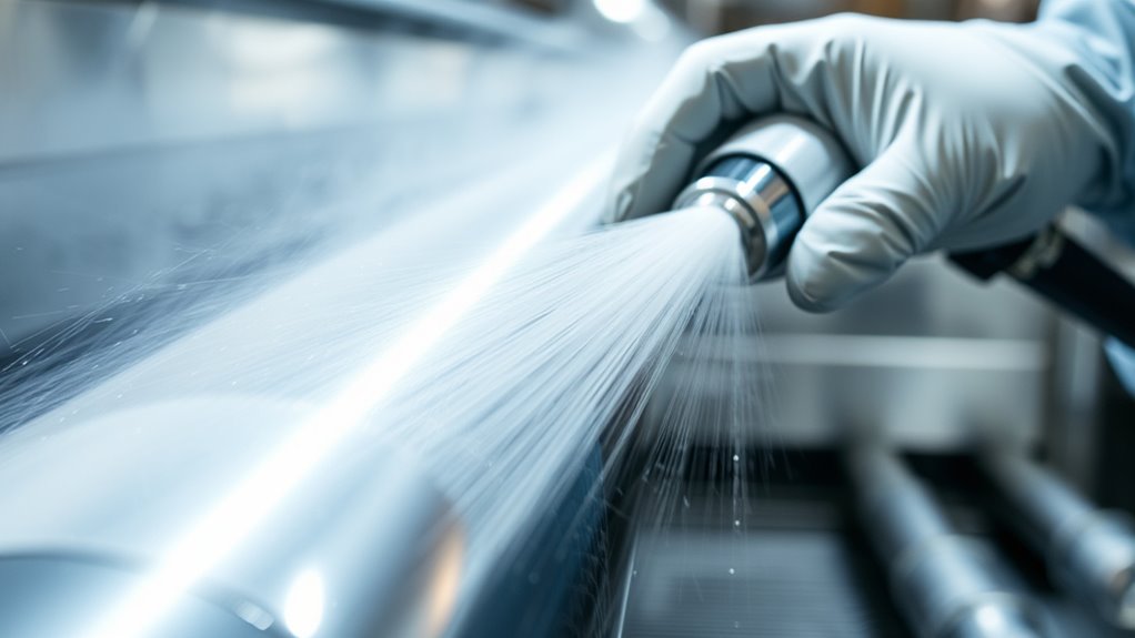 signs of microbial buildup