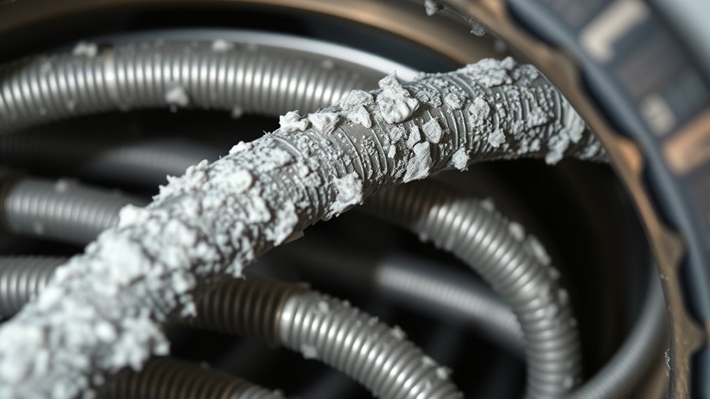 signs of mineral buildup