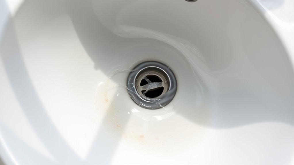 signs of slow drainage