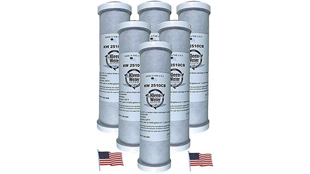 six kleenwater filters