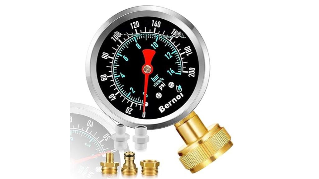stainless steel gauge kit