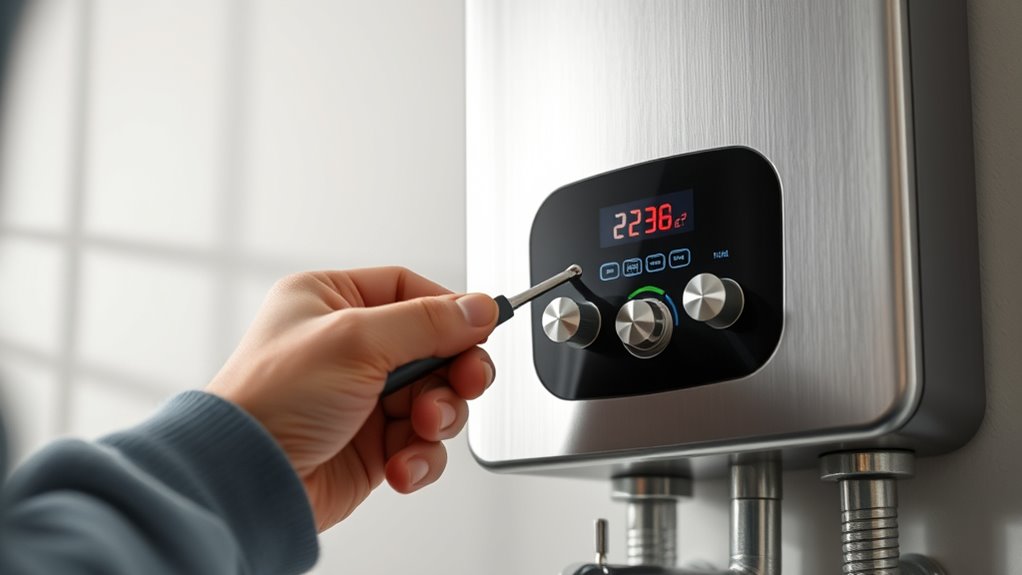 tankless heater scale troubleshooting